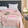 XHCTNN Simple Plush Blanket, Imitation Rabbit Plush & Milk Velvet Double Sided Warm Blankets - Super Soft Cozy Fuzzy All Seasons Throw Blanket/Knee Blanket/Home Decor Blanket(E,200 * 230cm/79 * 91") view 3