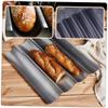 Ciieeo Non-stick French Bread Baking Pan Household Baking Tray for Making High-temperature Resistant Kitchen Tool for Home and Bakery Use view 4