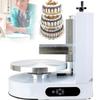 4-12 Inch Automatic Cake Icing Machine, Adjustable Cake Edge Surface Scraper, Spatula with Scale, Turntable Diameter 35cm, for Cake Shop and Home view 1