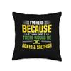 Ackee And Saltfish Lovers National Traditional Jamaican Food Throw Pillow view 1