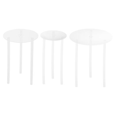 Ciieeo 3sets Cake Display Racks Simple Suspending Cake Brackets for Practical Dessert Presentation for Multitasking and Creative Decoration