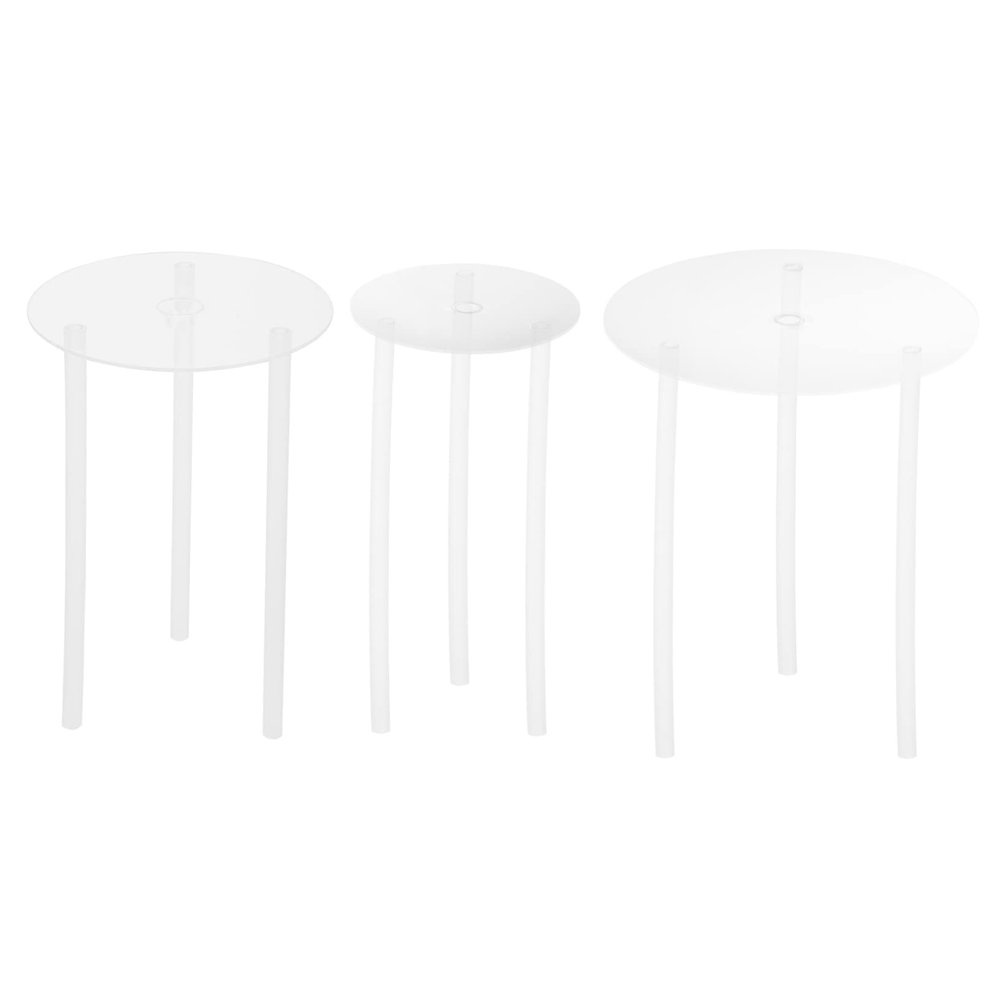 Ciieeo 3sets Cake Display Racks Simple Suspending Cake Brackets for Practical Dessert Presentation for Multitasking and Creative Decoration