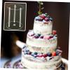Ciieeo 3sets Cake Display Racks Simple Suspending Cake Brackets for Practical Dessert Presentation for Multitasking and Creative Decoration view 4