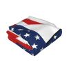 American Flag and Cuba Flag Flannel Fleece Throw Blanket,Super Soft Plush Cozy Flannel Blanket, Throws Bedding for Kids Adults Fans Bedroom Decorations All Seasons 50"x40" view 3