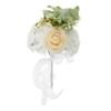 Amosfun Quinceanera Faux Rose Bouquet Realistic Handheld Flower Bunch for Wedding Bridal Shower and Home Decor Vibrant Colors for Special Occasions and Office Decorations view 1