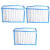 Amosfun 3pcs Cube Shoes Mesh Wash Bag for Washing Machine Protects Footwear from Deformation Easy for Travel Zipper Tucks for Washing view 1