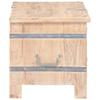 GOLINPEILO Wooden Storage Chest, Solid Wood Storage Chest Wood Treasure Box, Sturdy Large Storage Trunk Lockable for Living Room, Bedroom, 35.4"x15.7"x15.7" Solid Acacia Wood, -118 view 4