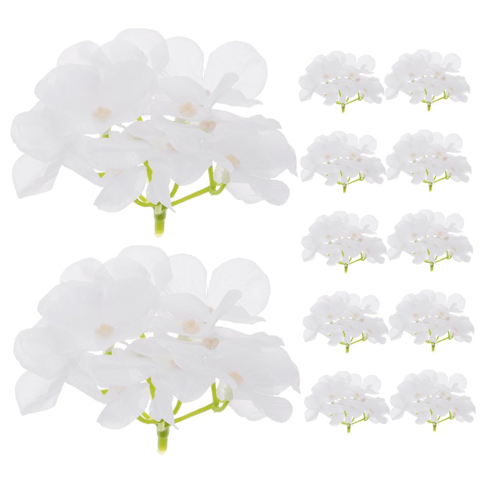 GOOHOCHY DIY Hydrangea Artificial Heads Wedding Decorations Bouquet Moisturizing Silk Hydrangea for Party