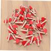 DECHOUS 300 Pcs Heart Decor Heart Photo Holder Mini Photo Clip Heart Photo Clip Wood Clothespins Trendy Decor Fotos Photo Hanging Pegs Hand Decor Party Wooden Fashion view 3