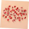 DECHOUS 300 Pcs Heart Decor Heart Photo Holder Mini Photo Clip Heart Photo Clip Wood Clothespins Trendy Decor Fotos Photo Hanging Pegs Hand Decor Party Wooden Fashion view 4