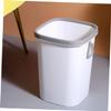 BESTOYARD Household Trash Can Small Trash Can Garbage Can with Lid Small Rubbish Bucket Bedroom Waste Bin Large Garbage Bin Trashcan with Lid Rubbish Bin Square Office Pp Trash Bin view 2