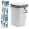 BESTOYARD Household Trash Can Small Trash Can Garbage Can with Lid Small Rubbish Bucket Bedroom Waste Bin Large Garbage Bin Trashcan with Lid Rubbish Bin Square Office Pp Trash Bin view 3