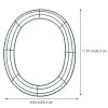 Angoily 4pcs Shaped Wreath Frame Sturdy Wreath Making Tool for Floral Arrangements for Easter Decorations and Craft Projects view 4