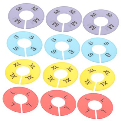 20Pcs Closet Dividers for Clothing Racks Plastic Hanger Organizers Xl Closet Separator Tags for Easy Organization and Storage