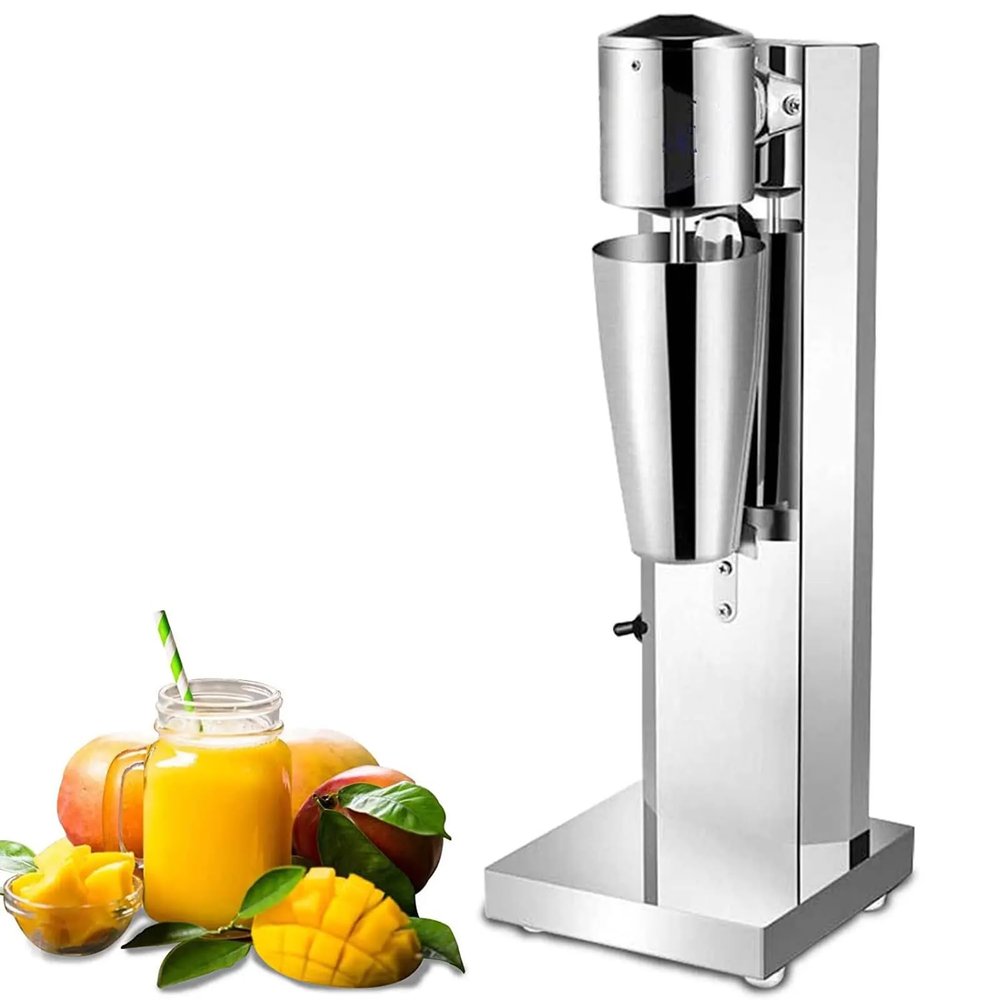 Electric Milkshake Machine, 180W Portable Milkshake Mixer With Anti-slip Base, Reach Up To 18,000 Revolutions Per Minute and 2 Gear Speed Adjustable, Quickly Stir and Easy To Use, for Ice Cream