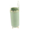 JOINPAYA Slim Plastic Trash Can Lid Versatile Waste Basket for Kitchen Bathroom and Bedroom Elegant Design Strong Build for Small Spaces view 1