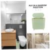 JOINPAYA Slim Plastic Trash Can Lid Versatile Waste Basket for Kitchen Bathroom and Bedroom Elegant Design Strong Build for Small Spaces view 2
