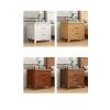 GLigeT Bedside Cabinet Wood Household Bedside Table Simple Side Cabinet Small Cabinet Small Simple Storage Bedside Table Nightstand (Color : Beech) view 3