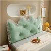 MGEMJMJ Large Upholstered Headboard Cushion Backrest Cushion Bedroom Headboard Wall Pillow Lumbar Pad Bed Removable Headboard(Size:47"/120cm,Color:D) view 1