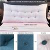 MGEMJMJ Large Upholstered Headboard Cushion Backrest Cushion Bedroom Headboard Wall Pillow Lumbar Pad Bed Removable Headboard(Size:47"/120cm,Color:D) view 4