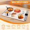 Paninluo Warming Mat for Food 26" X 15.4",Food Warming Mat with Adjustable Temperature(5 Level),Electric Warming Tray,Fast Heating Tray for Home Buffets, Restaurants, Parties view 2