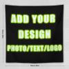 Custom Hanging Tapestry 60"60" Upload Images Customized Tapestry Wall Personalized Backdrop With Photo Text Custom Posters Banners For Bedroom view 3