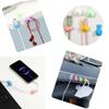 QUYIHOINM 42Pcs Creative Silicone Thumb Up Wall Hook, Self Adhesive Cable Clips, Funny Cord Holders for Cables, Wall Decoration Hook Home/Office Data Cable Clip Wire Desk Organizer view 3