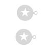 DECHOUS 2pcs Coffee Decorating Stencils Food-Grade Stainless Steel Templates for Latte Art Mousse Cake and Cupcake Decoration Easy to Clean and Store for Home Baking view 1