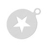 DECHOUS 2pcs Coffee Decorating Stencils Food-Grade Stainless Steel Templates for Latte Art Mousse Cake and Cupcake Decoration Easy to Clean and Store for Home Baking view 2