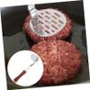DECHOUS 2pcs Stainless Steel Cake Presser Meat Maker Wooden Handle for Practical Kitchen Use Lightweight and Easy to Clean for Tortilla Press and Cooking Gadgets view 4