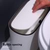 BrunaE Trash Cans 12L Trash Can Household Gap Narrow Trash Bin Bathroom Kitchen with Lid Garbage Can Living Room Paper Basket Kitchen Trashcan view 3