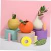 PRETYZOOM 12pcs Artificial Pineapple Slices Realistic Plastic Fruit Decor for Home Photography Props Boys and Girls Teaching and Fruit Shop Displays view 3