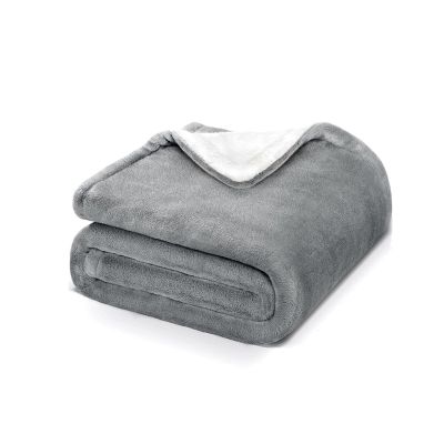 AshiLd Electric Blankets Flannel Heated Blanket, 6 Heat Settings, 10-Hour Time Auto-Off Function, Machine Washable (Color : Gray, Size : 130cmX150 CM(UK))