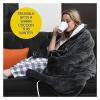 AshiLd Electric Blanket Warmer Bed Heater Rapid Heating Control Warm Bed Thermostat Electric Warm Up Heating Blanket Washable (Color : Gray, Size : 150 * 180(EU) 220V) view 3