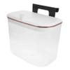 Ciieeo Hanging Kitchen Bin with Lid Hanging Trash Can for Kitchen Cabinet Door Rubbish Storage Container for Office Bathroom Home Convenient view 1