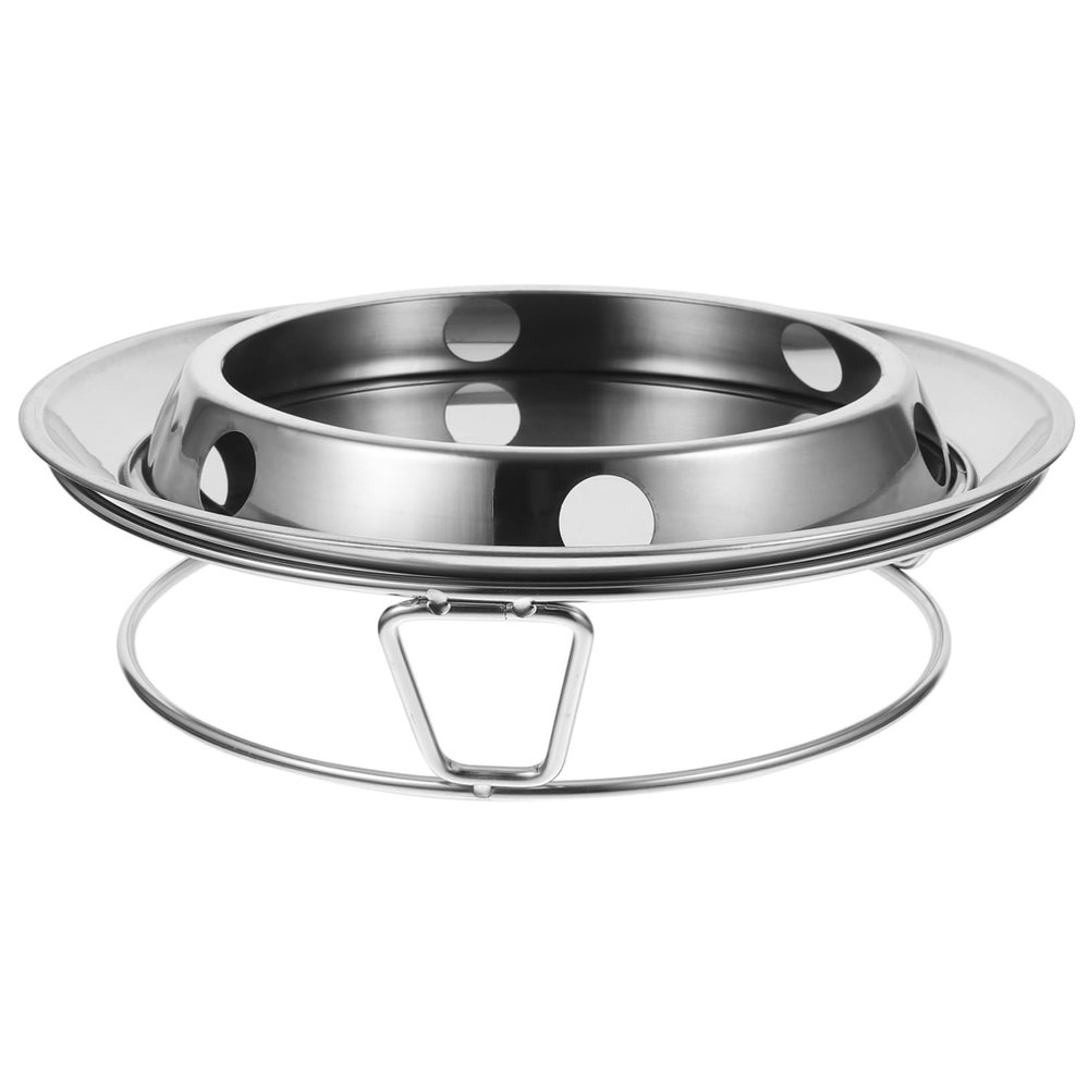DECHOUS 2pcs Stainless Steel Pot Holders Scald Pot Racks for Kitchen Use Compact Design for Home and Restaurant Cooking Features Rational Structure for Stability