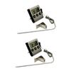 DECHOUS 2sets Home Thermometer Meat Thermometers for Cooking Food Barbecue Easy to Read view 1
