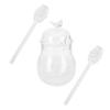 PRETYZOOM 1set Honey Storage Jars Cover and Stirring Sticks Sealed Design for Freshness for Home Bakery and Food Storage Versatile Kitchen Canisters for Honey Jam and Seasonings view 1