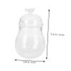 PRETYZOOM 1set Honey Storage Jars Cover and Stirring Sticks Sealed Design for Freshness for Home Bakery and Food Storage Versatile Kitchen Canisters for Honey Jam and Seasonings view 3