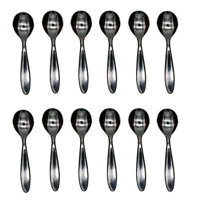 eve-mode 18-0 Cherry Line Coffee Spoon, Set of 12, Made in Japan