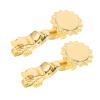 DECHOUS Chopstick Holders for Table, Set of 2 Golden Dragon Chopsticks Rest Zinc Alloy Chopsticks Rack Spoon Fork Stand Dinner Tableware Rest view 1
