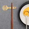 DECHOUS Chopstick Holders for Table, Set of 2 Golden Dragon Chopsticks Rest Zinc Alloy Chopsticks Rack Spoon Fork Stand Dinner Tableware Rest view 3