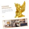Ciieeo 2pcs Angel Resin Figurines for Tabletop Decoration Adorable Wedding Angel Statues Cute Home Ornament for Housewarming and Special Occasions Safe and Resin Craft view 3