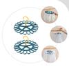 AOKWAWALIY 2pcs Gyro Socks Trouser Hangers Hanger Outdoor Portable Racks Pants Hanging Twirl Clothes Hanger Rack Foldable Garment Rack Rods Clothing Rack Skirt Hangers Pp view 3