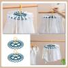 AOKWAWALIY 2pcs Gyro Socks Trouser Hangers Hanger Outdoor Portable Racks Pants Hanging Twirl Clothes Hanger Rack Foldable Garment Rack Rods Clothing Rack Skirt Hangers Pp view 4