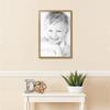 ArtToFrames 17x25 Inch Gold Picture Frame, This 0.75 Inch Custom Poster Frame is Gold with Star - Comes with Economy Acrylic and Corrugated Backing (2WOMD9329-17x25) view 2