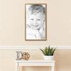 ArtToFrames 17x30 Inch Gold Picture Frame, This 0.75 Inch Custom Poster Frame is Gold with Star - Comes with Economy Acrylic and Corrugated Backing (2WOMD9329-17x30) view 2