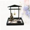 LIFKICH Zen Room Decor Meditation Garden Miniature Landscape Desktop Buddha Statue Tray for Sand Tray Therapy view 4