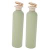 LABRIMP 2pcs Refillable Travel Bottles for Toiletries Lotion Containers with Flip Caps for Creams Shampoo and Conditioner Design for Safe Travel view 1