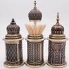 BNVXR Fashion Press Type Toothpick Holder Pop-Up Automatic Toothpick Dispenser Retro Toothpick Holder Storage Box Chic view 3